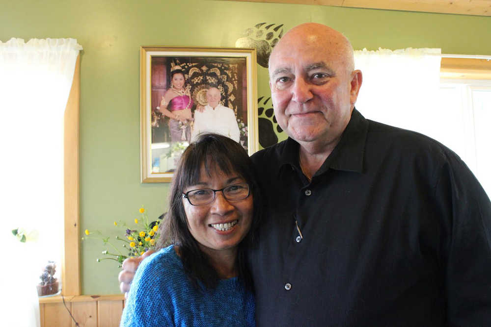CUTLINE: Rick and Nina Oliver are owners of Keen Kow Thai Food in Ninilchik. The restaurant opened June 1 and welcomes diners Wednesday through Monday, 11 a.m.-9 p.m.  Photo by McKibben Jackinsky