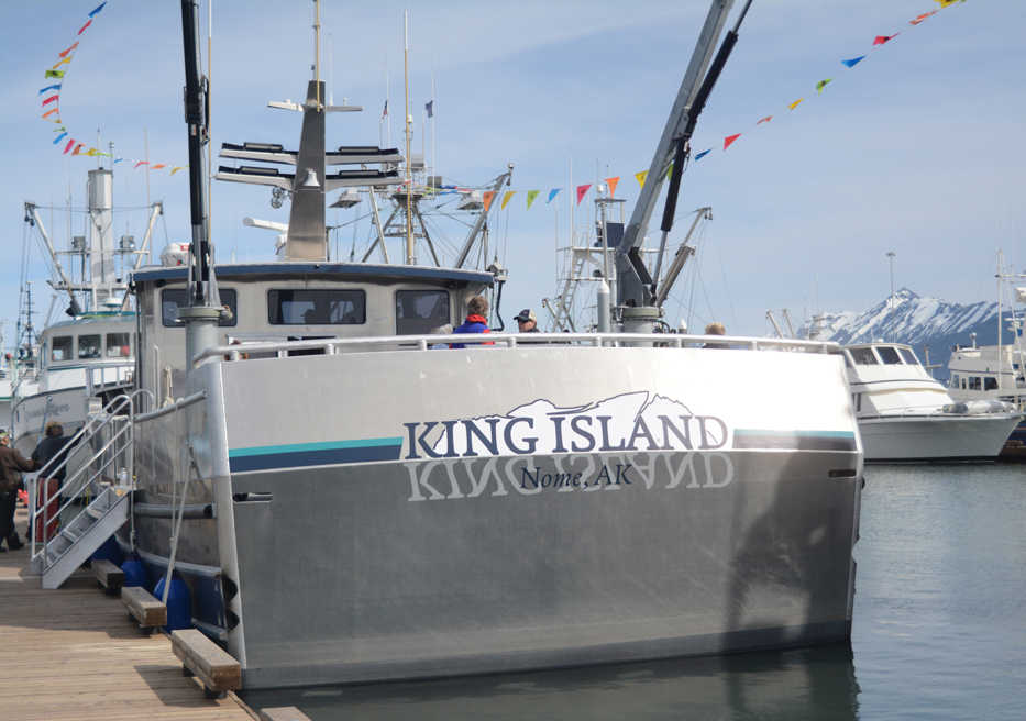 Visitors tour the King Island last Thursday at the Homer Harbor.