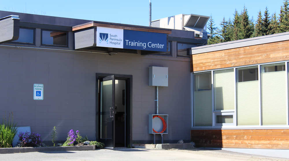 The Exchange operates out of the South Peninsula Hospital Training Center on Pioneer Avenue. People coming to exchange syringes enter through the door at the back of the building, which allows them to come into the building without being seen from the street.