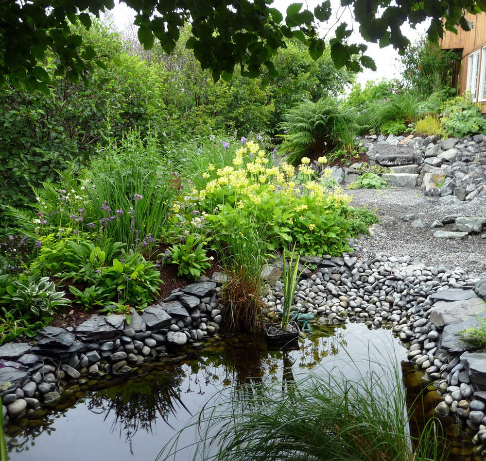 Water features add charm and music to a garden featured in a past garden tour. 