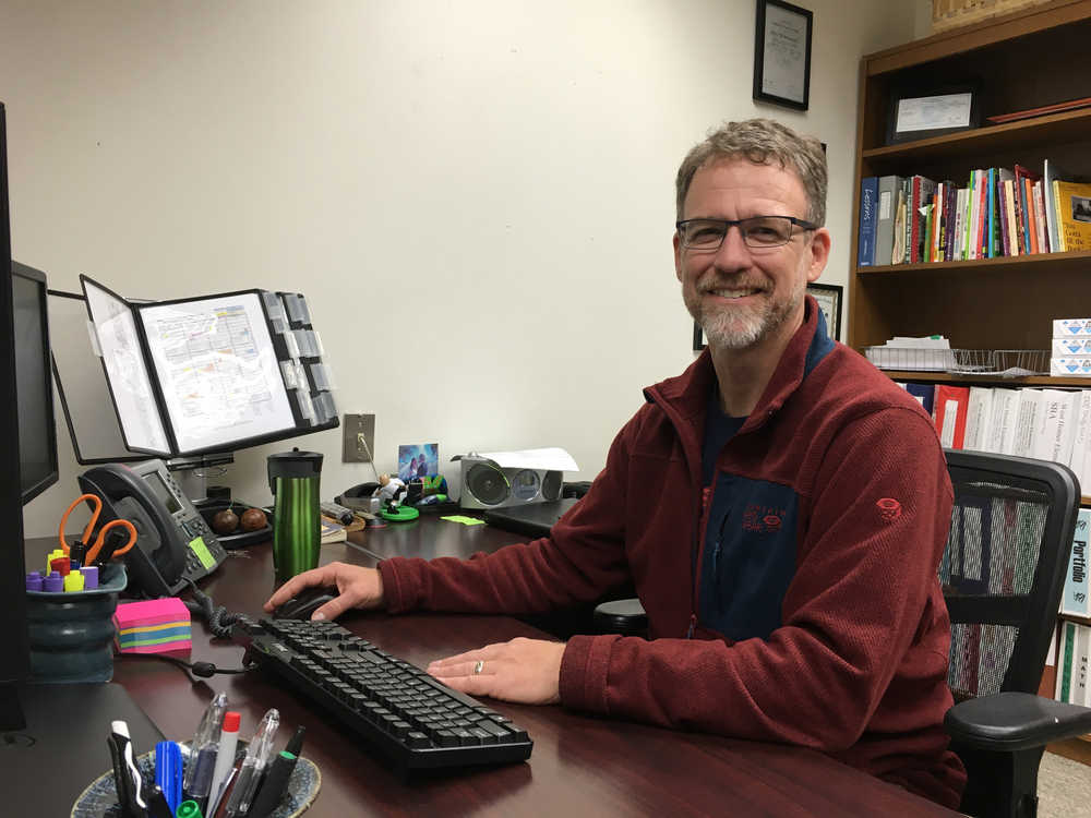 Eric Waltenbaugh, the new principal of West Homer Elementary, looks forward to learning more about the Homer community. Waltenbaugh came to Homer from Kodiak, but his wife grew up in Homer and the family has spent summers in town for the last decade.