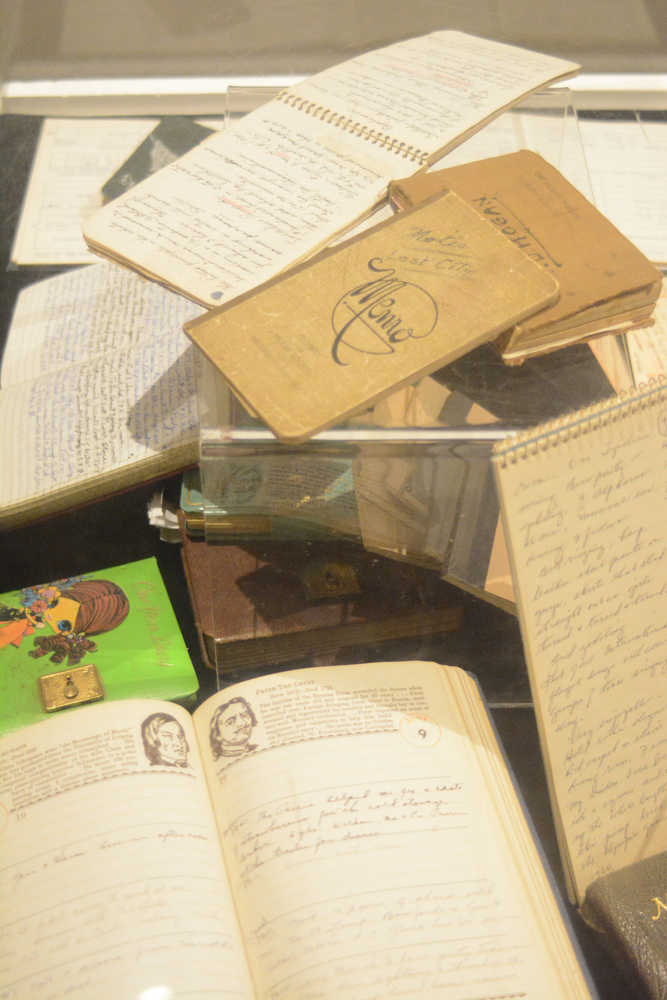 Some of the diaries and journals in the Pratt Museum's collection.