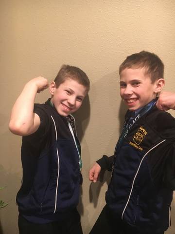 Popeye wrestlers bring home gold medals