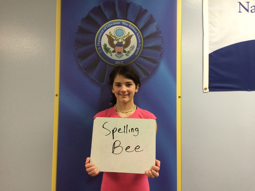 For the second year in the row, Emma Sulczynski is West Homer Elementary School’s spelling bee champion. Emma is a sixth-grader.-Photo provided