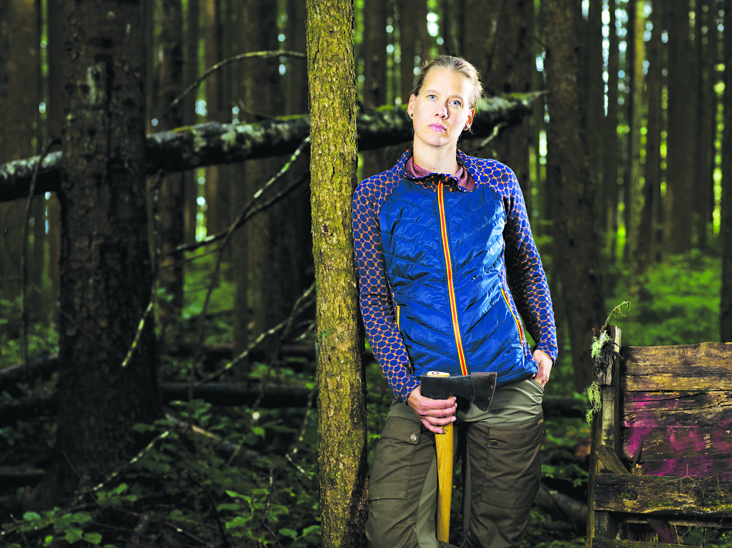 Mary Kate Green competed on the second season of the History Channel’s survival show, “Alone.” Green was dropped off in a secluded area on Vancouver Island, B.C., Canada, where she had no contact with other contestants nor any crew members.-Photo by Brendan Meadow, History Channel