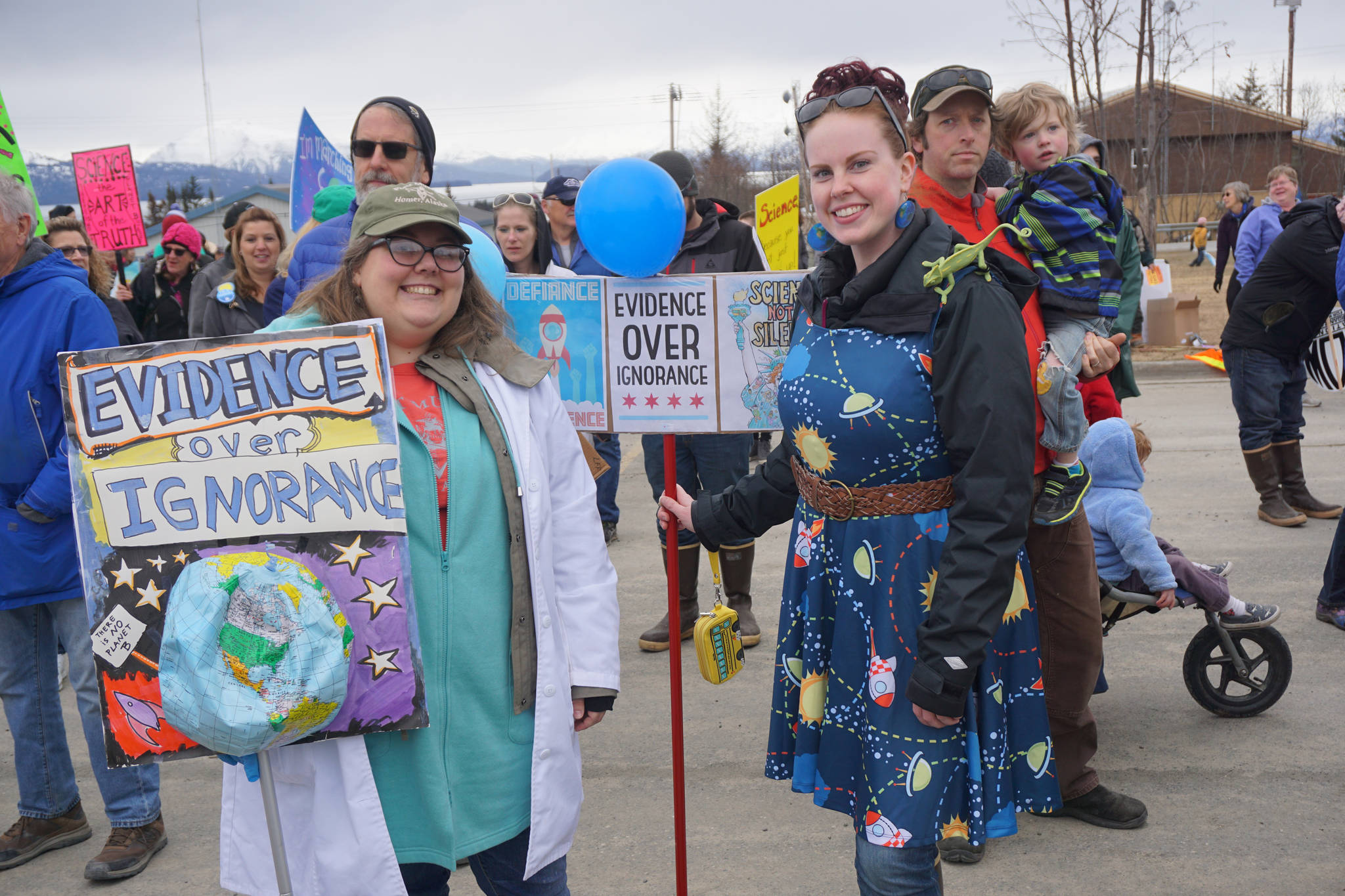 Hundreds march for science
