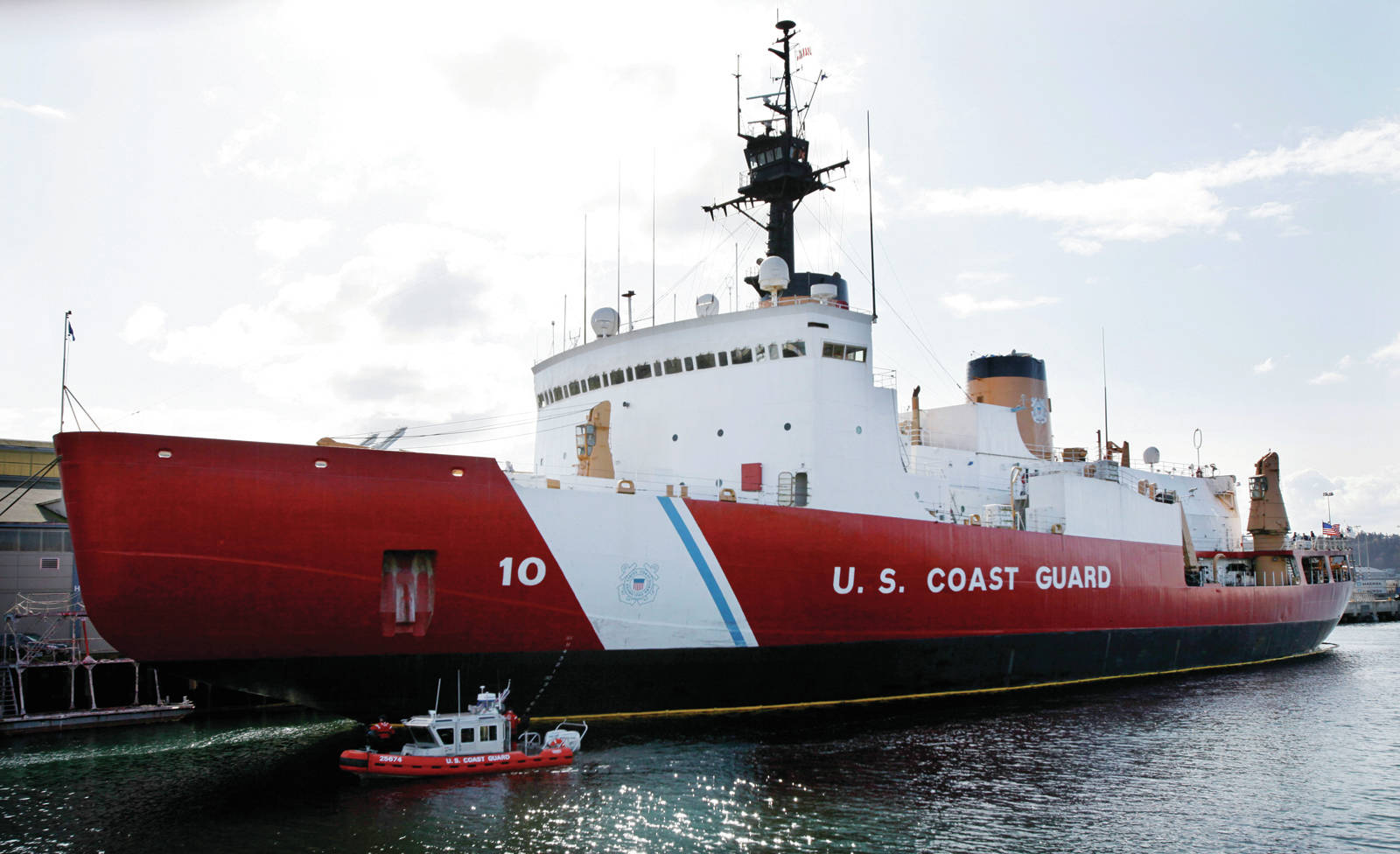 The 399-foot U.S. Coast Guard icebreaker Polar Star is the only heavy icebreaker in the U.S. fleet and Commandant Adm. Paul Zukunft said at an Aug. 24 speech in Anchorage that he’s personally pressed the case for at least six more to President Donald Trump. (Photo/File/AP)