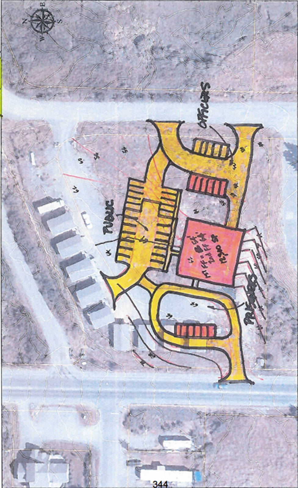 This graphic taken from a Homer City Council meeting packet shows the preliminary design of a two-story, $8 million police station. (Photo courtesy City of Homer)