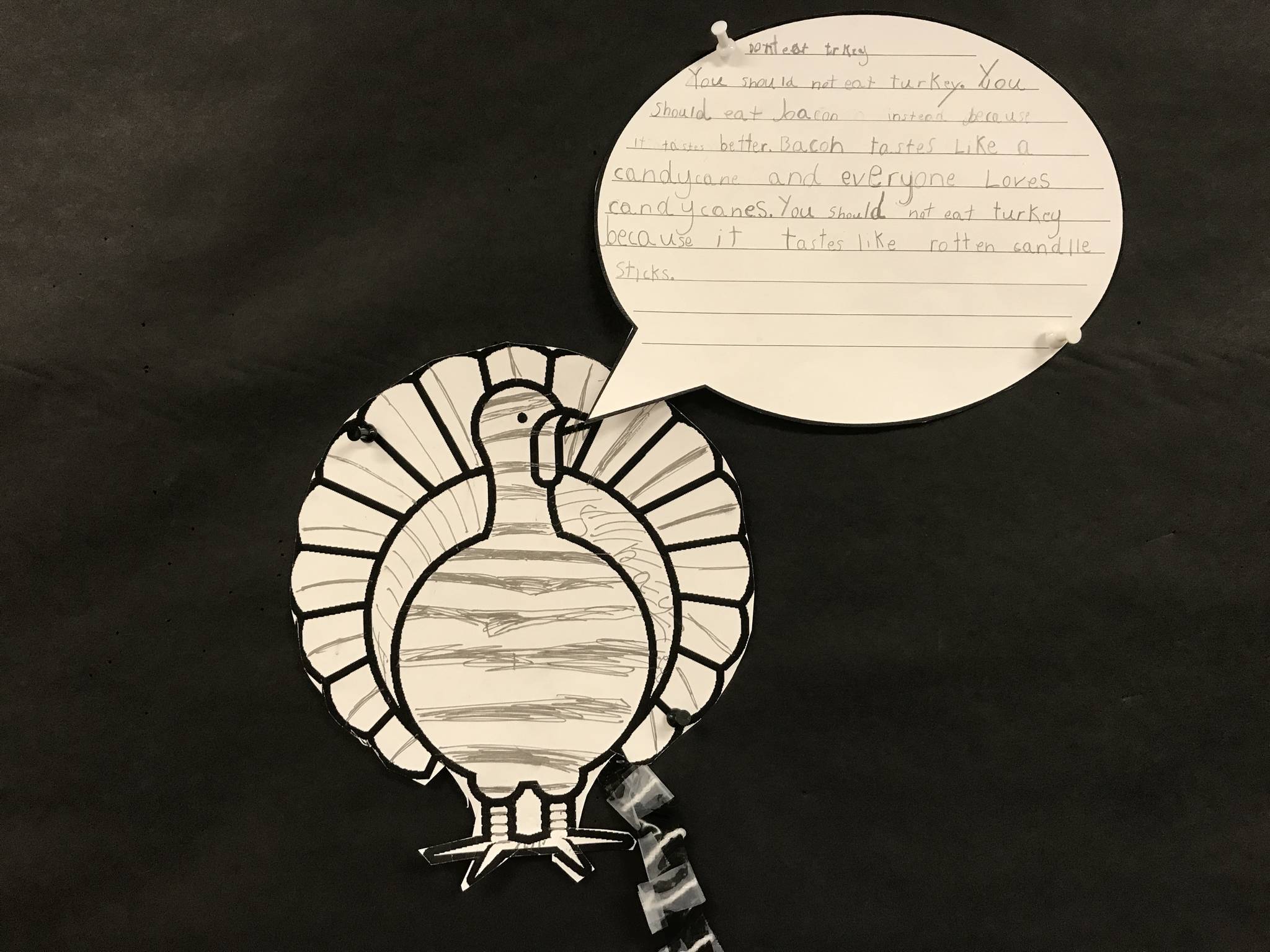 Paul Banks Elementary second graders get festive with turkey project
