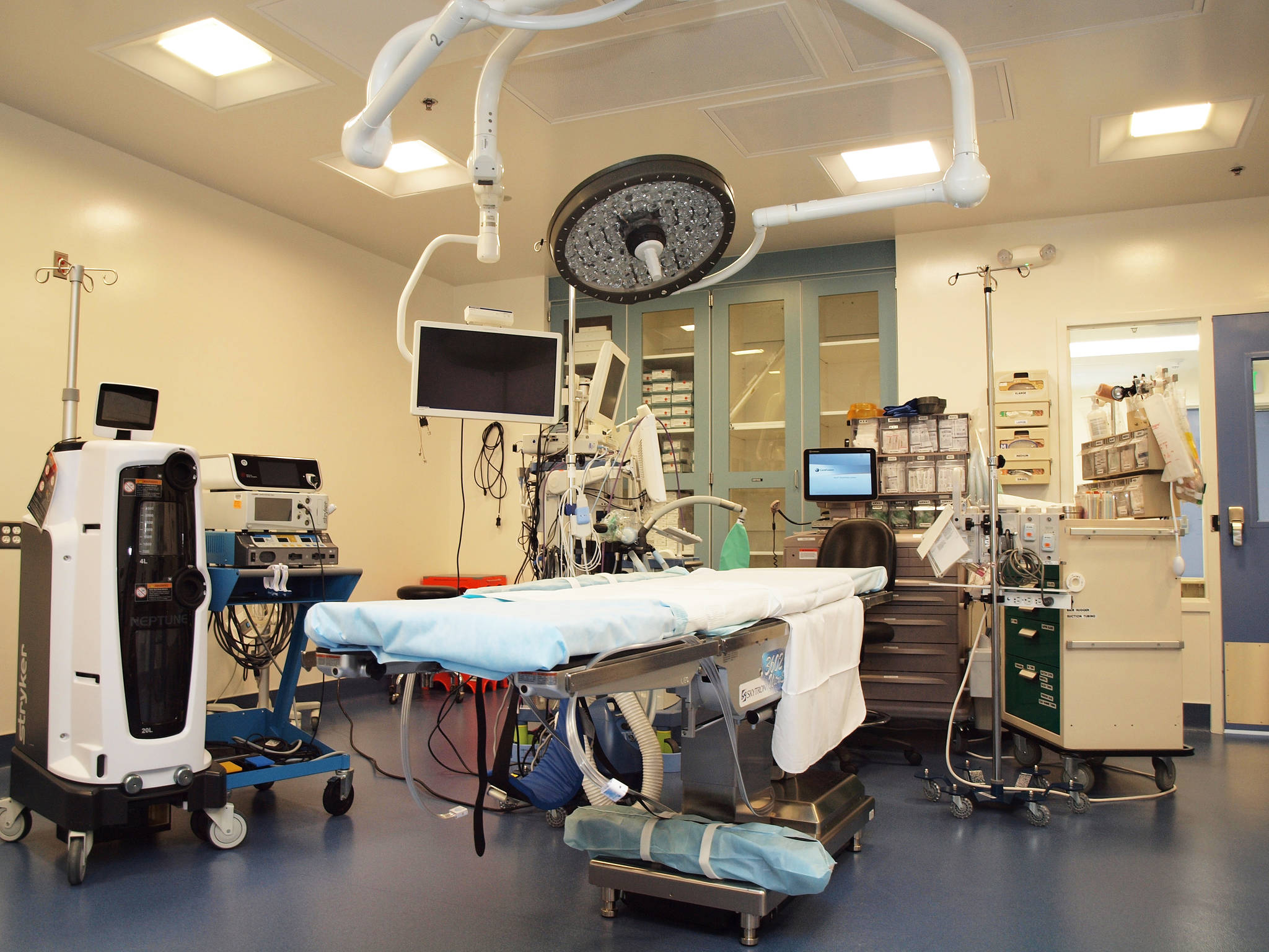 One of the remodeled operating rooms at South Peninsula Hospital. (Photo provided)
