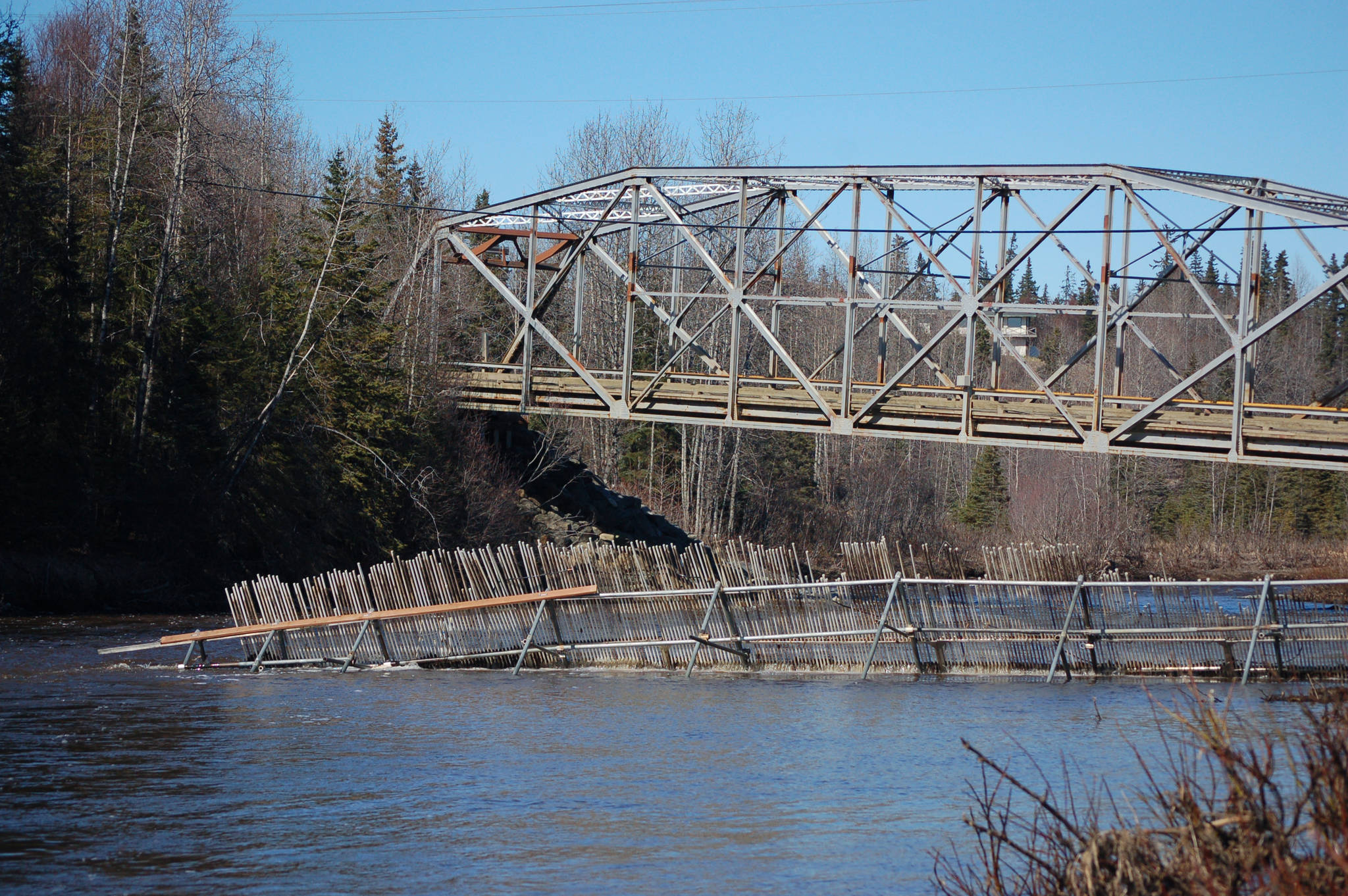 The Anchor River bridge connects downtown Anchor Point with the Old Sterling Highway and the Anchor River State Recreation Area, as seen in this May 2013 file photo. (Photo by Michael Armstrong/Homer News)