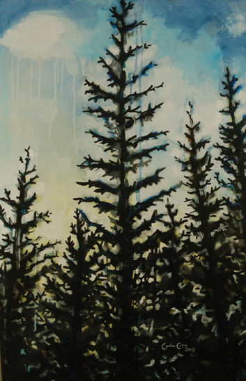 Carla Cope’s “The Tallest Tree” is included in this year’s collection of art to be auctioned at the Ritz.