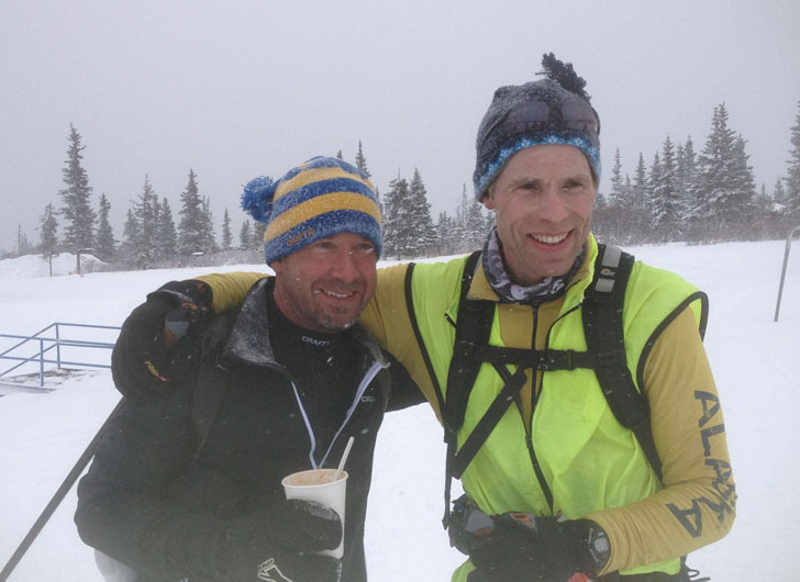 Taking first place in the Epic 100 was skier Mike Kramer, left. In second place was skier Max Kaufman.-Photo provided