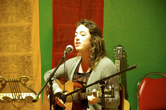 Irene Pellegrini plays guitar-Photos by Alex Gillam
