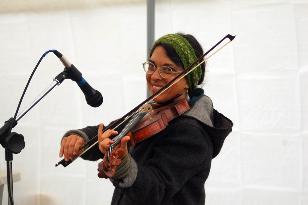 Lindianne Sarno plays at the 2012 Homer Council on the Arts Street Fair.-Photo by Michael Armstrong, Homer News