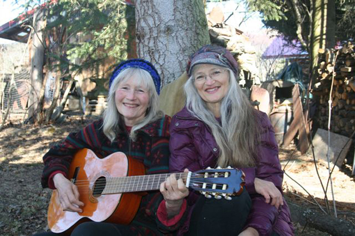 Mossy Kilcher, left, and Sunrise Sjoeberg, right, are two of the performers in “On the Wing.”-Photo Provided