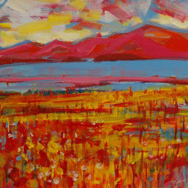Asia Freeman’s “Beluga Slough View” is included in this year’s collection of art to be auctioned at the Ritz.