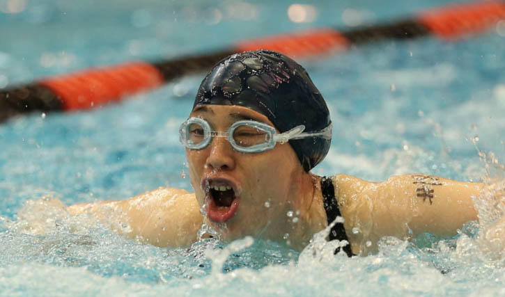 Myrna Kuchenoff of Homer competes at the Special Olympics USA Games earlier this month.-Photo provided
