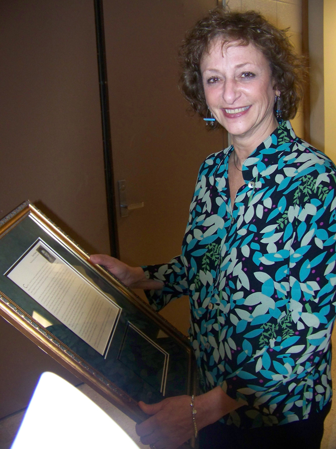 Carol Swartz, KBC campus director, is one of three to receive the UA/UAA 2013 Meritorious Service Award.
