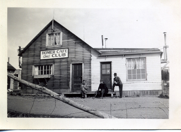 A 1940s photo shows the Homer Cafe and Club, now AJ’s Old Town Steakhouse and Tavern.-Photo provided by Adrienne Sweeney