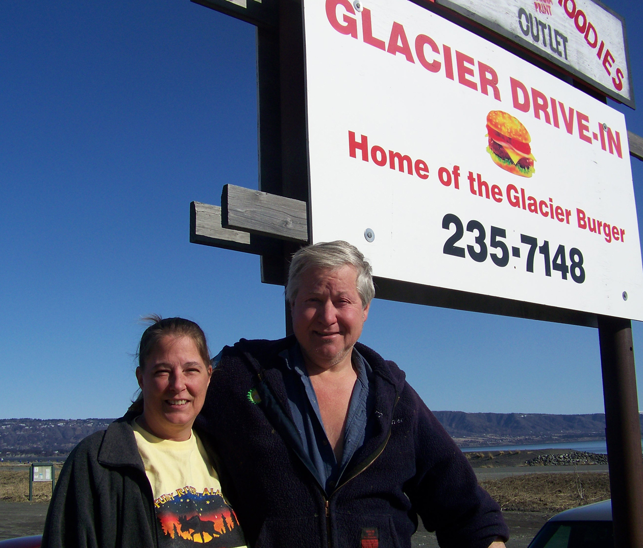 Jill and Lee Pedersen have bought the Glacier Drive-In, now the Glacier D, from Sonny and Nancy Smith. The Pedersens have been hard at work preparing for a May 7 opening.-Photo by McKibben Jackinsky, Homer News