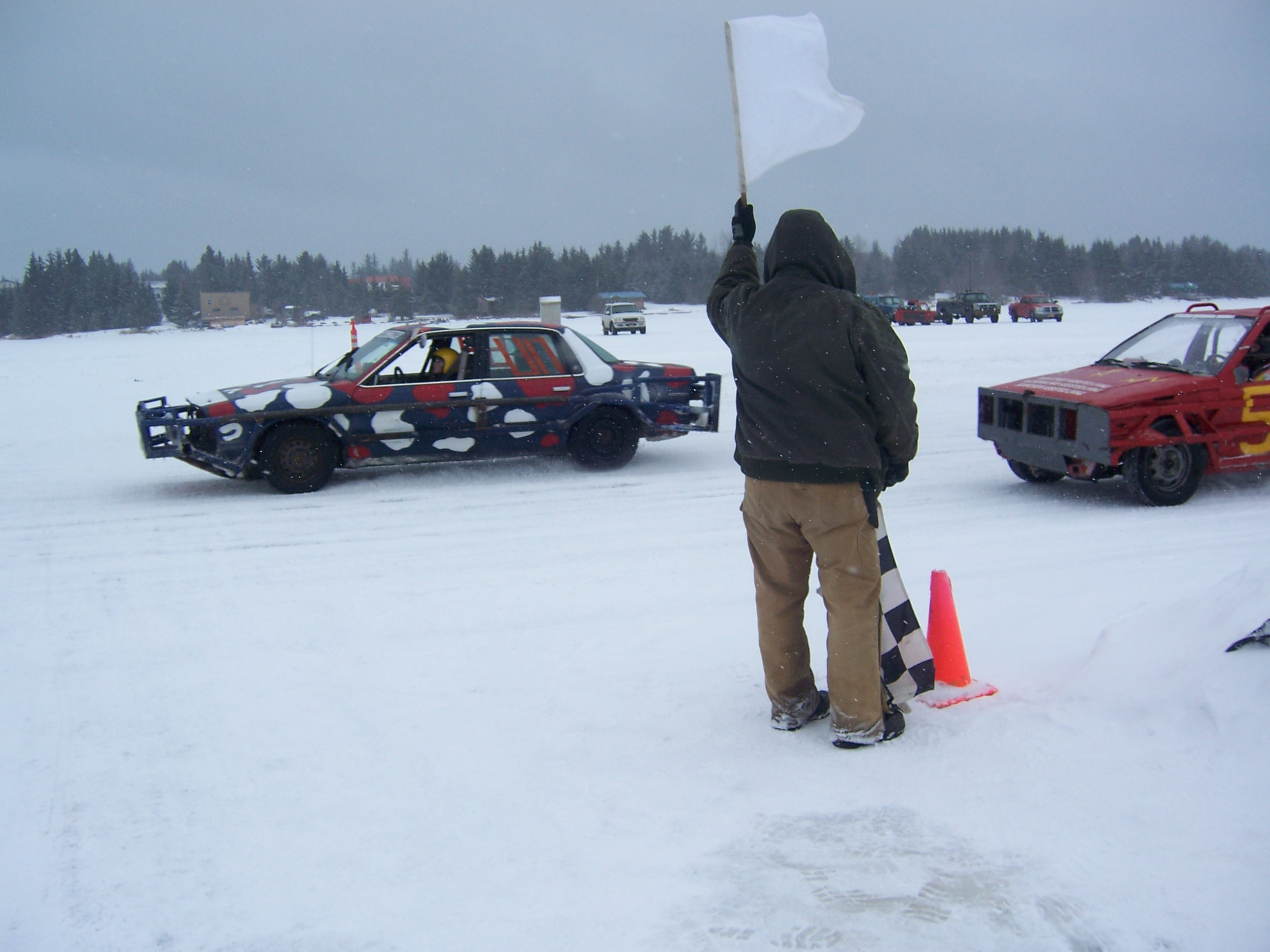 Young racers provide plenty of action on Beluga Lake ice