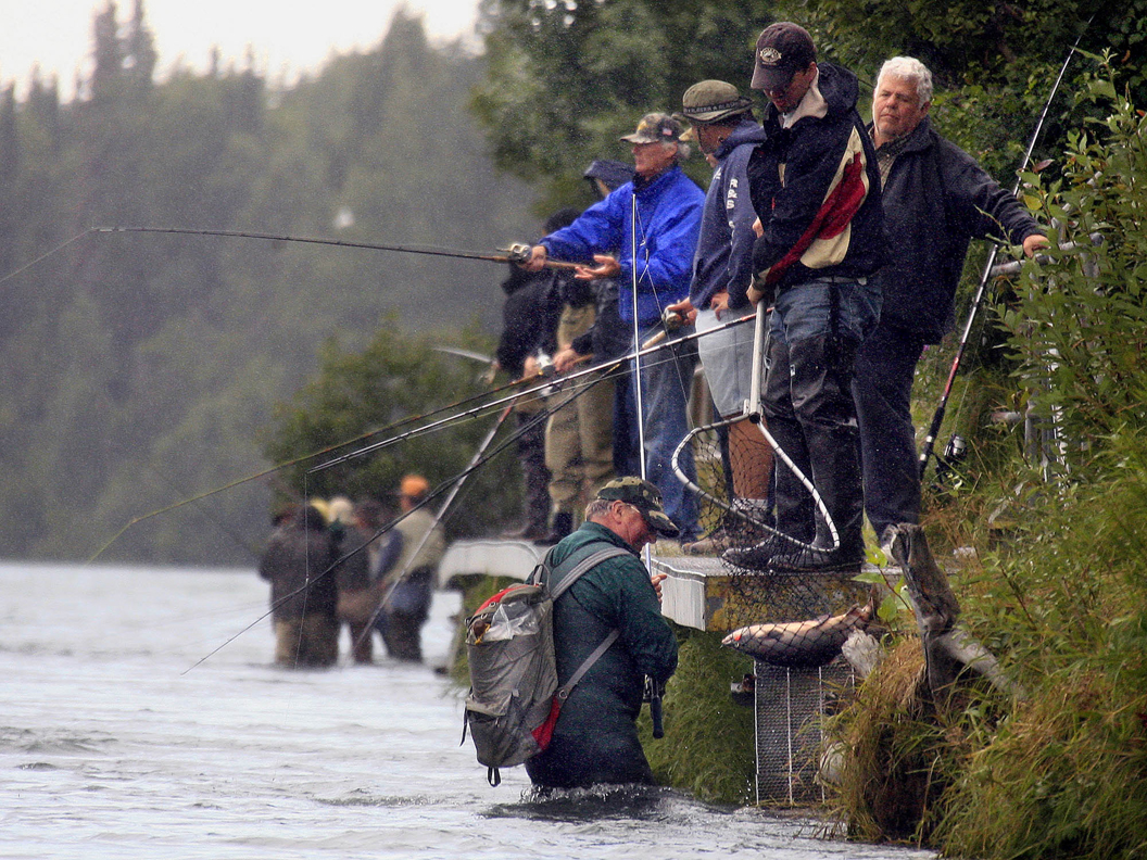 Since the early 1980s, angler effort in Alaska has gravitated toward the Kenai River while declining on the Kasilof and Russian rivers. From 62 percent of angler effort in 1982, the Kenai River amounted to 82 percent of all angler days spent in the Northern Kenai Peninsula Management Area during 2012.-Associated Press file photo