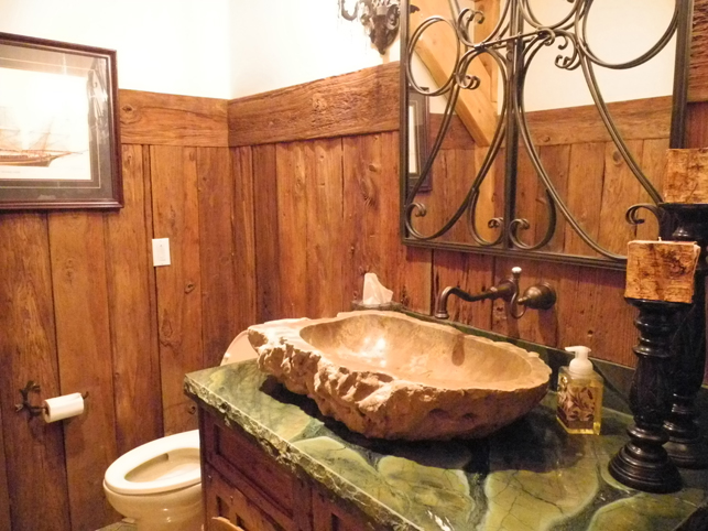 One of the bathroom sinks at Second Star. -Photo by Michael Armstrong, Homer News