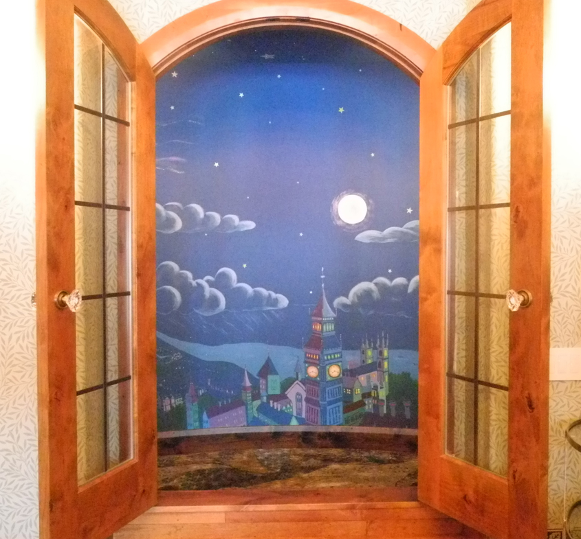 The entry way into the Neverland children’s suite.-Photo by Michael Armstrong, Homer News