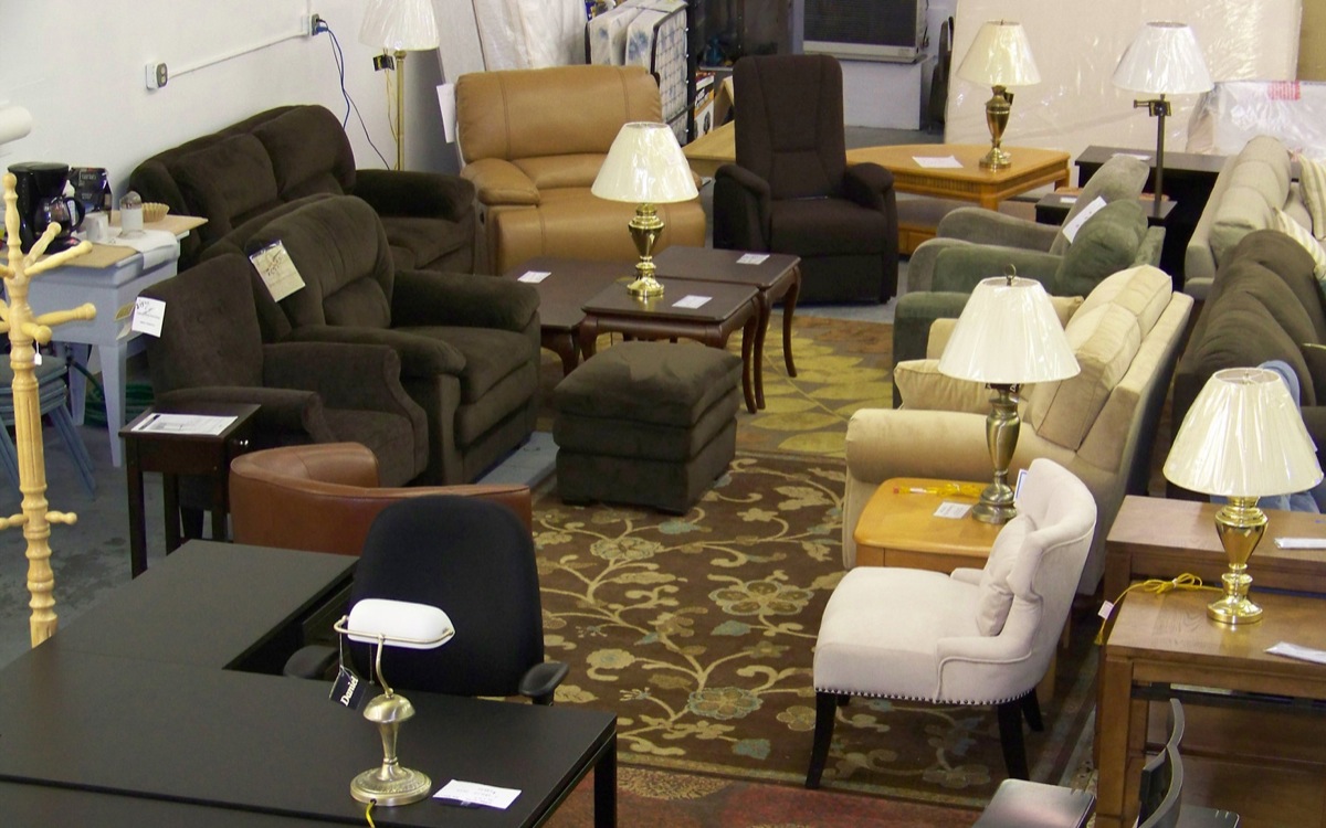 A new location and a warehouse-type layout gives plenty of room to shop at Eagle Furniture and Accessories.