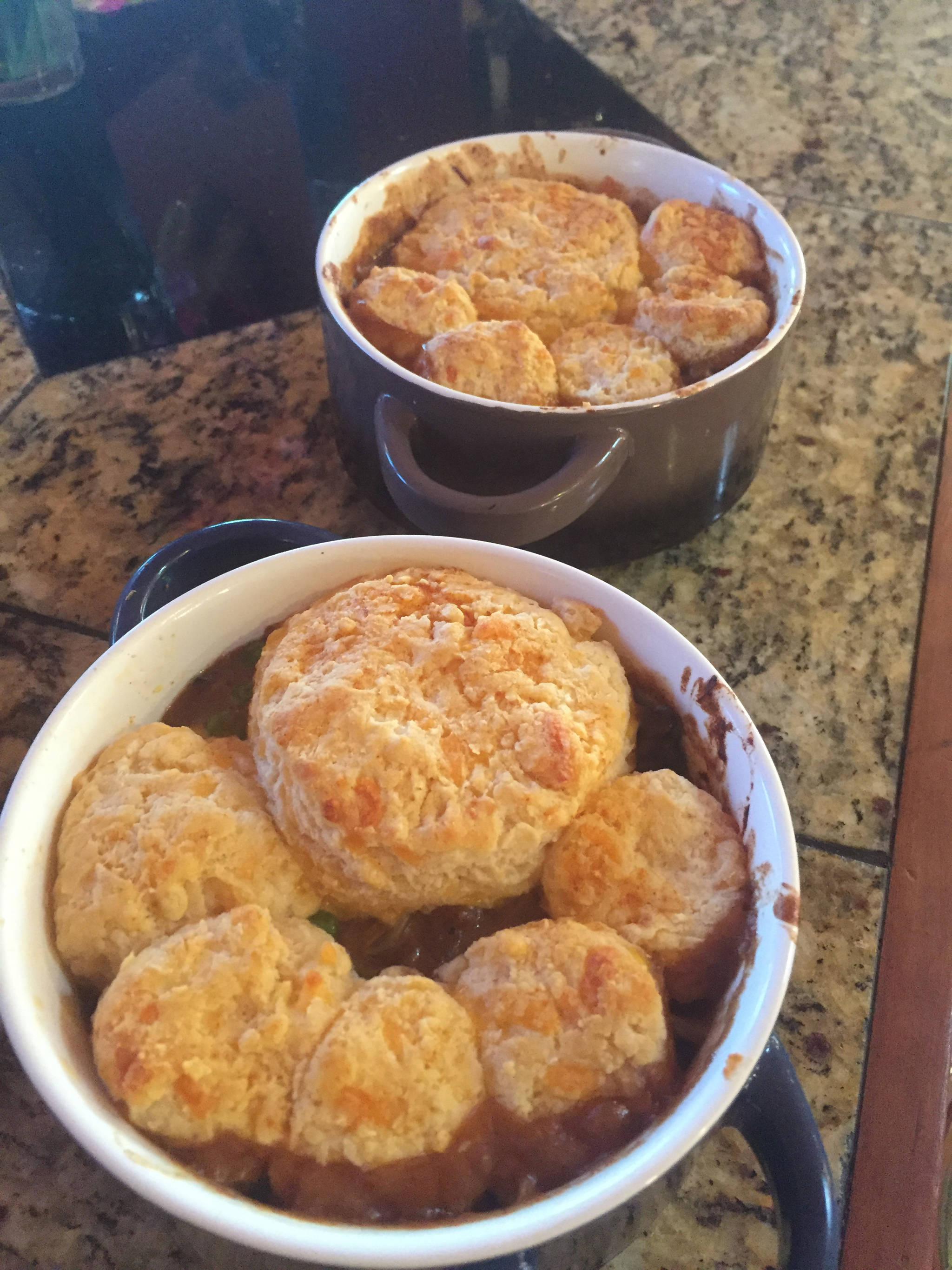 Teri Robl’s beef pot pie incorporates Alaska moose meat with locally grown vegetables. (Photo by Teri Robl)