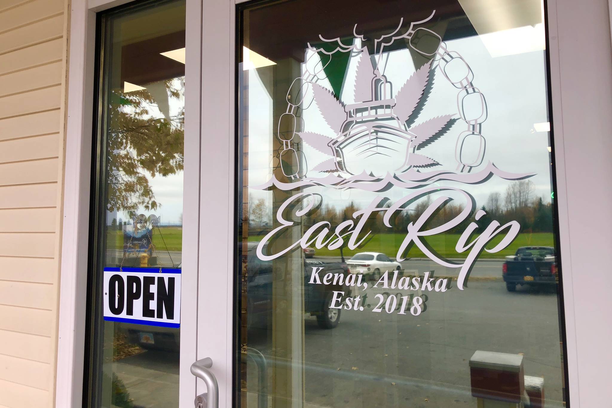 East Rip, a new Kenai marijuana shop, is photographed on Monday, Oct. 8, 2018, in Kenai, Alaska. (Photo by Victoria Petersen/Peninsula Clarion)