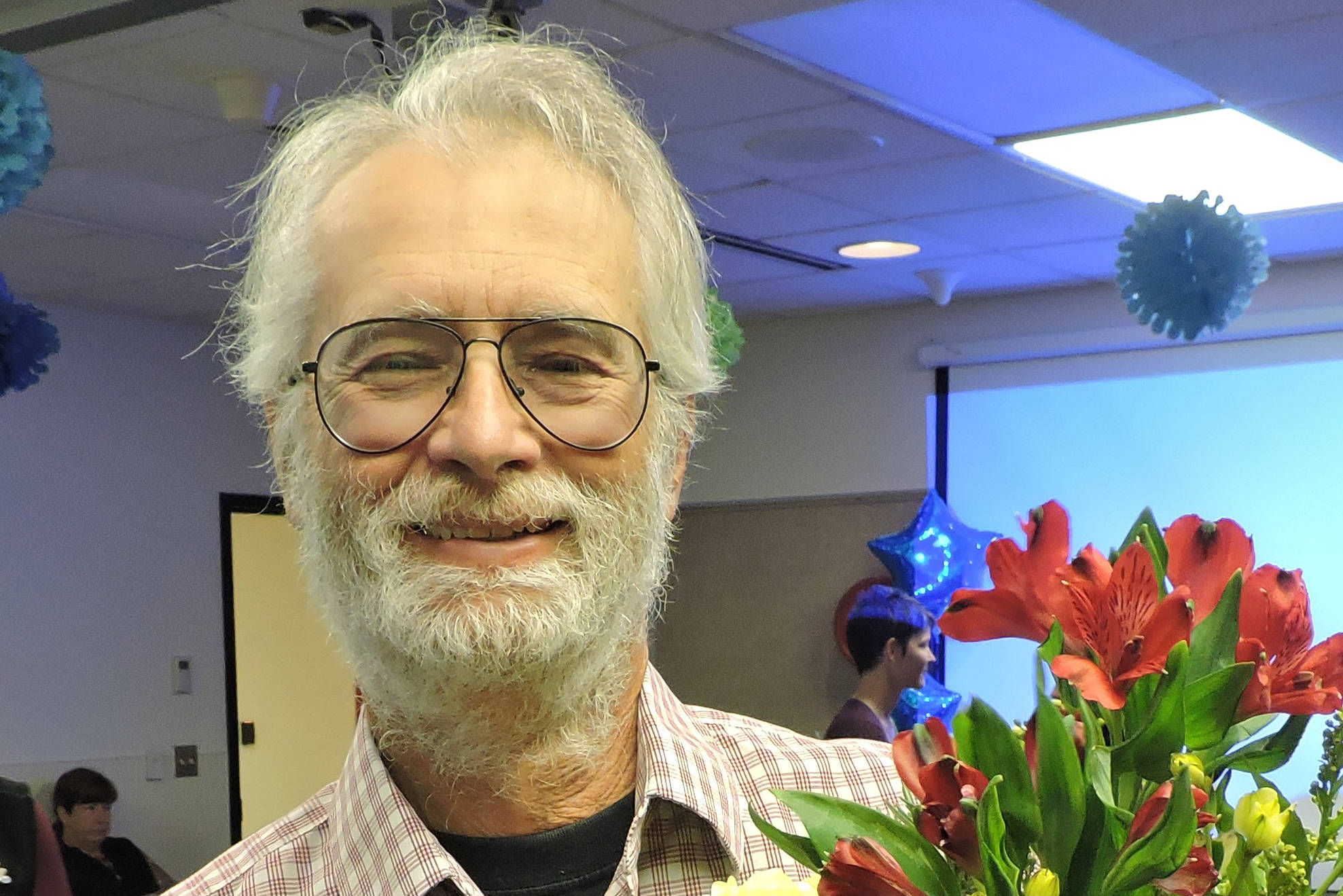 Dr. Hal Smith at his retirement party at South Peninsula Hospital on Sept. 20, 2018, in Homer, Alaska. (Photo provided)