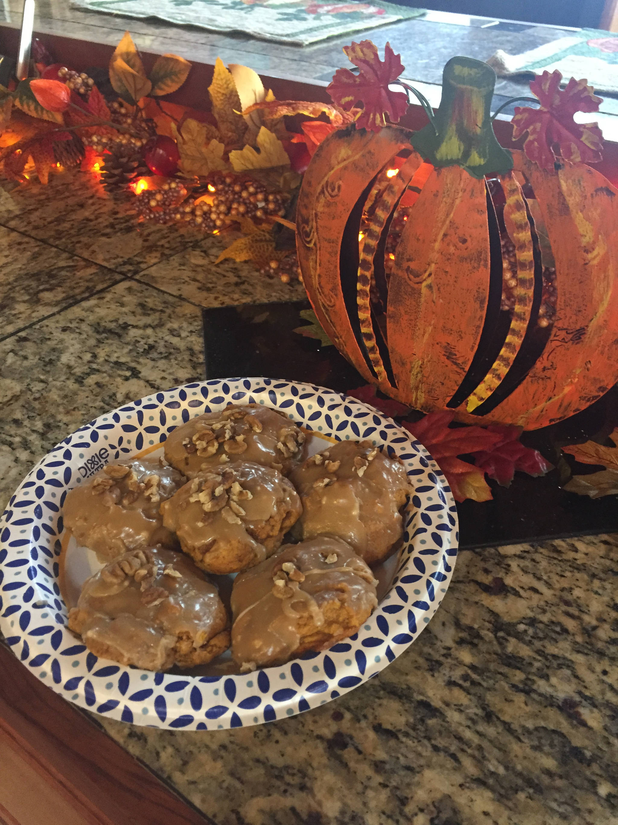 These pumpkin cookies baked by Teri Robl on Oct. 28, 2018, in her Homer, Alaska, kitchen are just the thing for a fall Halloween treat. (Photo by Teri Robl)