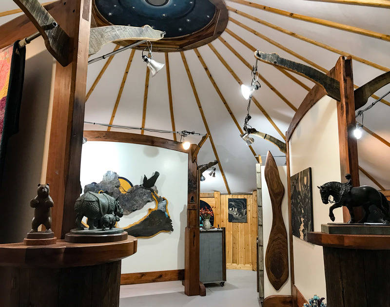 The gallery at the Dean Family Farm, one of the First Friday locations for the month of December. (Photo provided)