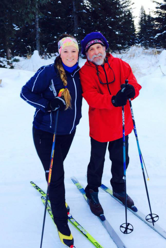 <span class="neFMT neFMT_PhotoCredit">Photo by Helen Armstrong</span>                                Michael Armstrong, right, skiing with his niece, Heidi Barnwell, in January 2014 when Homer actually had snow.
