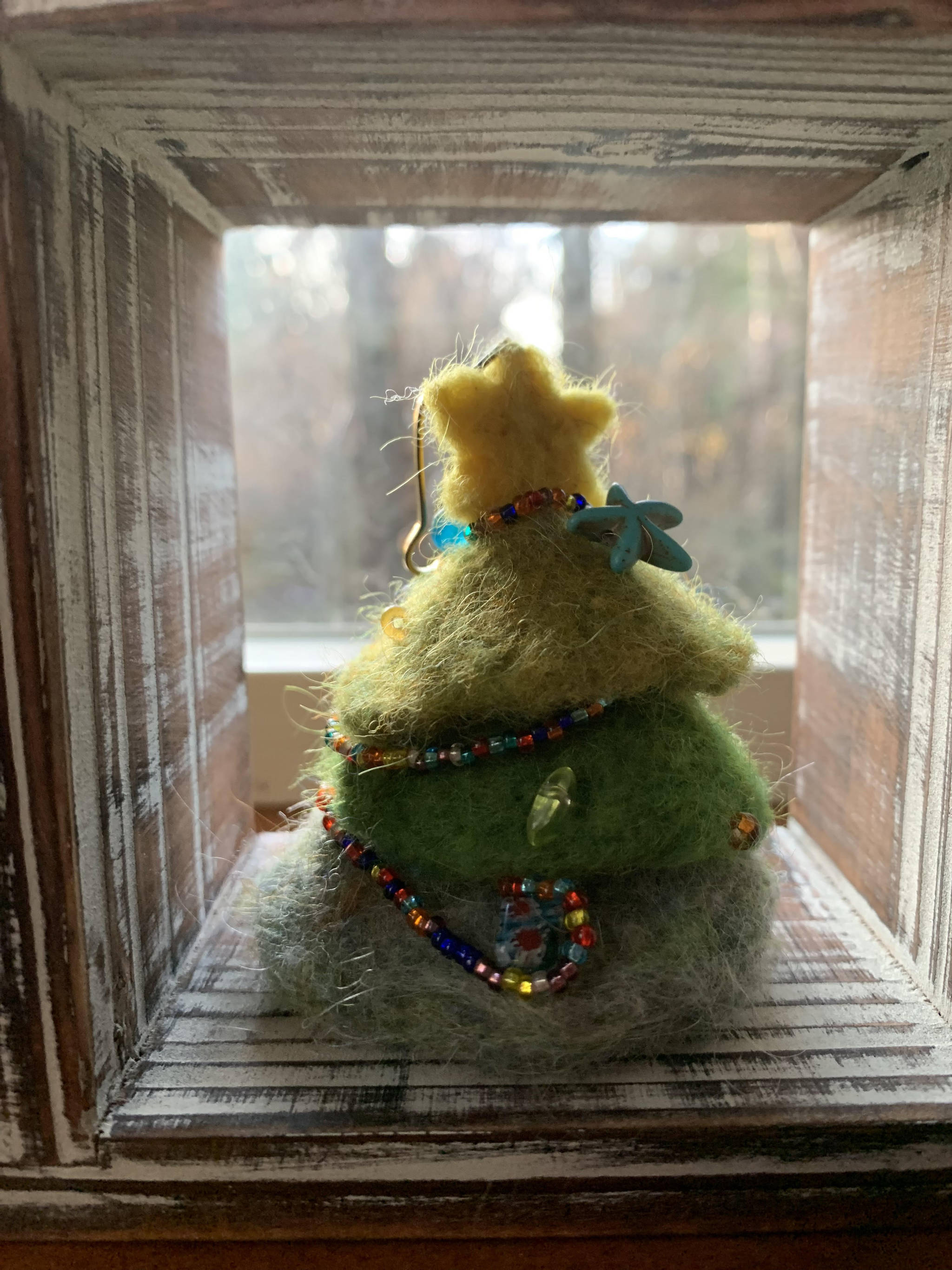 One of Hanna Young’s felted sculptures. (Photo provided)