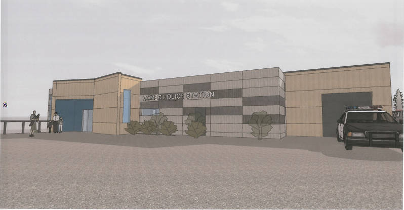 <span class="neFMT neFMT_PhotoCredit">Image courtesy City of Homer</span>                                This digital image is a conceptual design of the future Homer Police station, included in the Homer City Council’s Jan. 14, 2019 meeting packet.