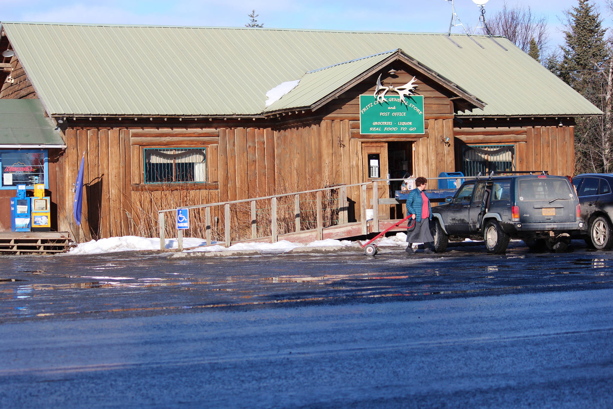 The Fritz Creek General Store, shown here on Feb. 26, 2019 is located on East End Road near Homer, Alaska. (Photo by Megan Pacer/Homer News)