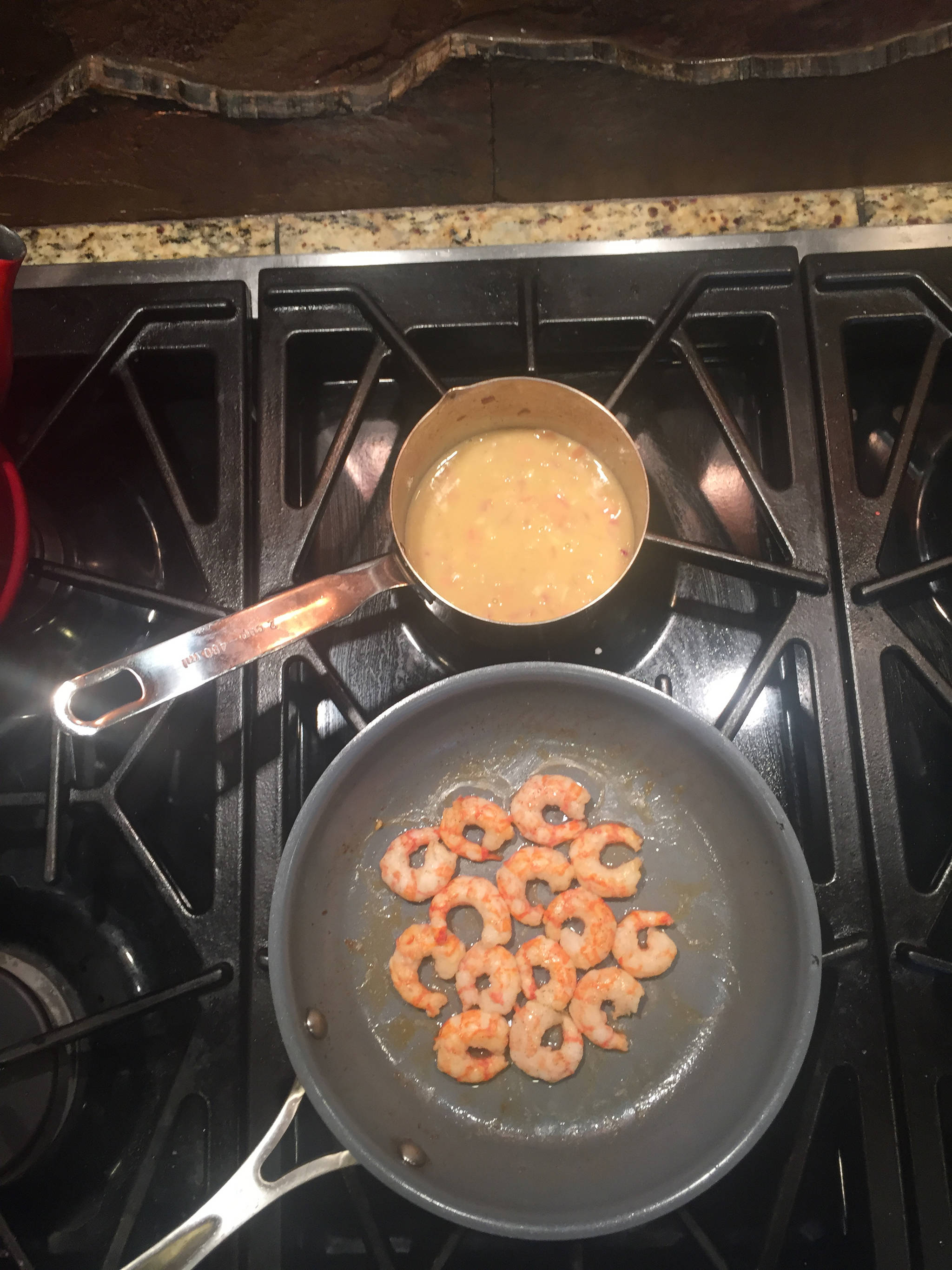 Prince William Sound Spot Shrimp with Champagne Ginger Butter Sauce is the perfect recipe to start off the traditional start of summer, as seen here in Teri Robl’s kitchen on May 28, 2019, in Homer, Alaska. (Photo by Teri Robl)