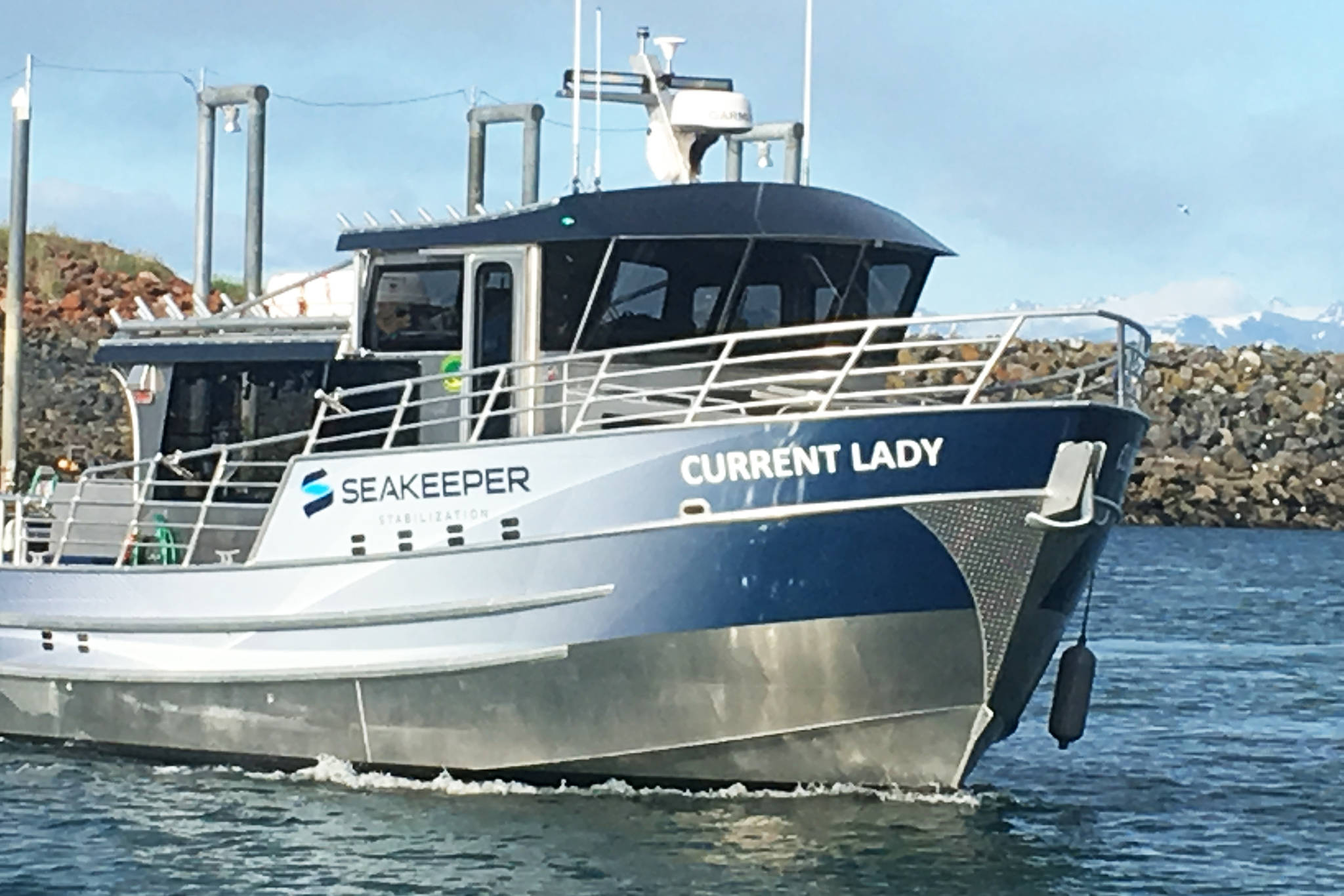 The Current Lady, shown here in this undated photo, is the new boat owned by Dakota Ocean Charters, a new charter business operating in Homer, Alaska. (Photo courtesy Shelly Loos)