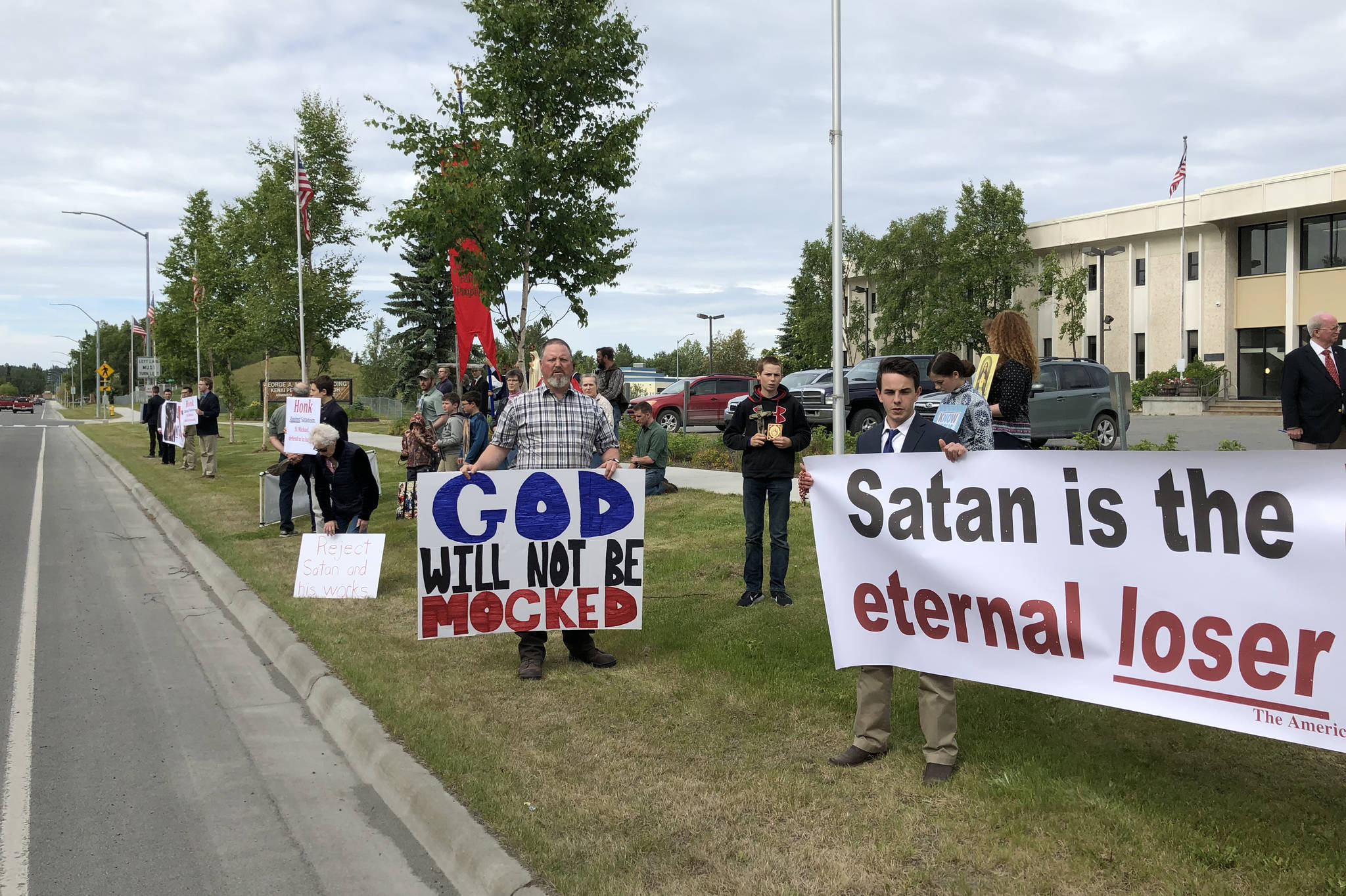 Satanic Temple invocation prompts protest, walkouts at assembly meeting