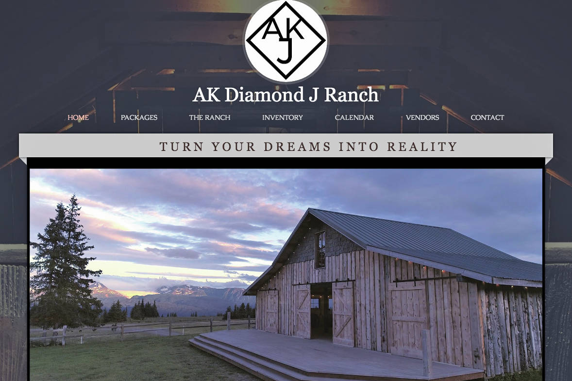 A screenshot taken on Sept. 3, 2019, from a video on the AK Diamond J Ranch website shows the ranch east of Homer, Alaska.