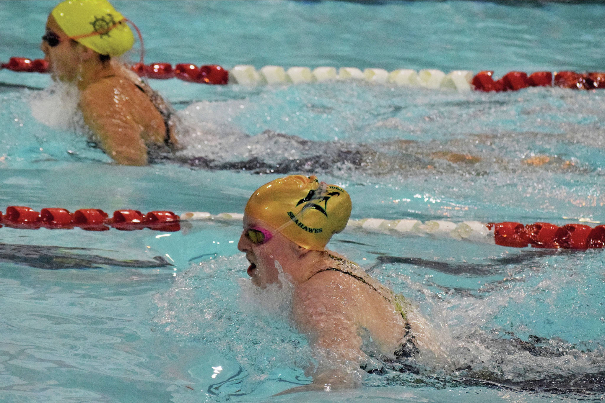 Homer girls take third at swimming regions