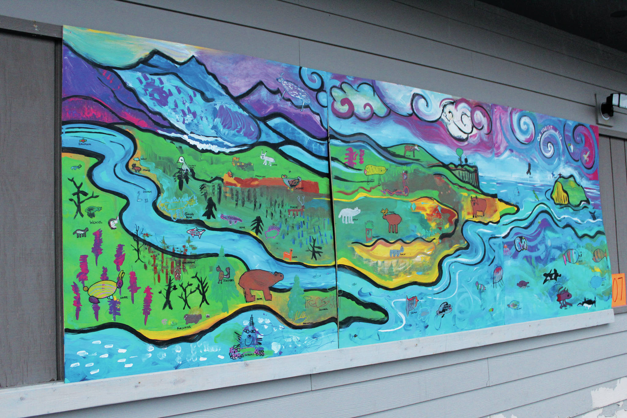 Fireweed Academy students take art to next level with public mural
