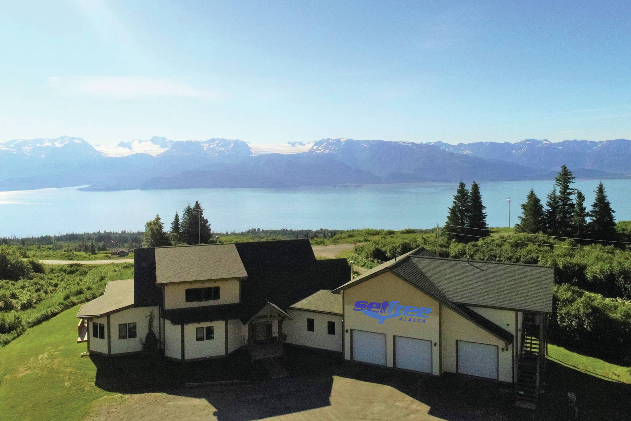 This undated photo shows the home around Mile 15 East End Road near Homer, Alaska that will serve as a new residential inpatient treatment facility for Set Free Alaska, a religions organization based in the Mat Su Valley bringing addiction treatment to the Homer area. (Photo courtesy Jessica Jones, Set Free Alaska)