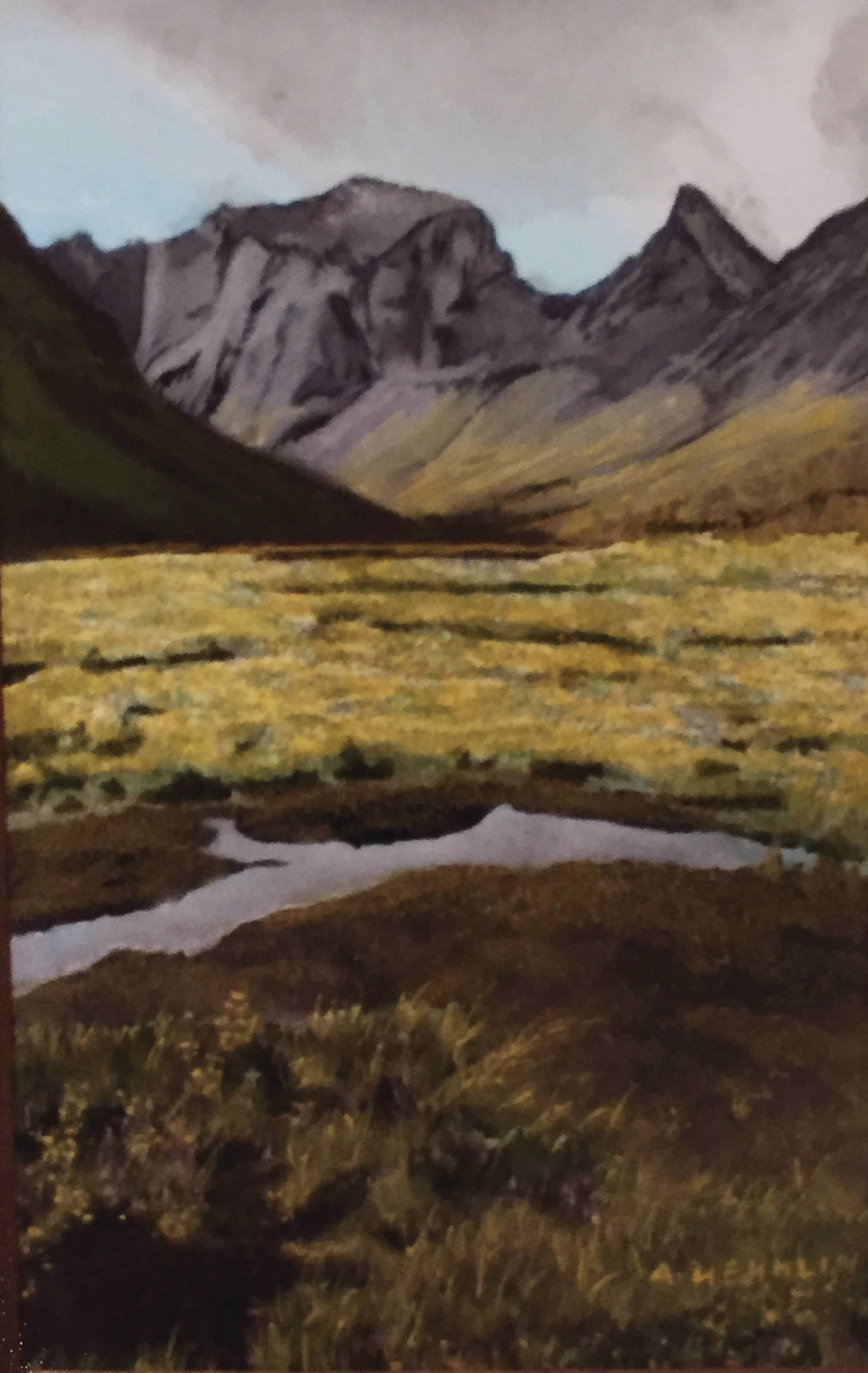 A painting by Andy Hehnlin on display at Fireweed Gallery through December. (Photo provided)