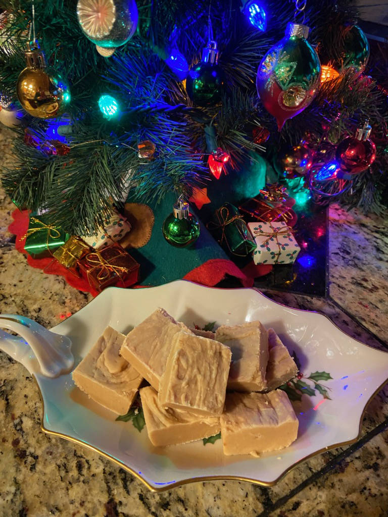 Deb’s Peanut Butter Fudge might make a good treat for Santa Claus, as seen here in Teri Robl’s home from a batch she made on Dec. 17, 2019 in Homer, Alaska. (Photo by Teri Robl)