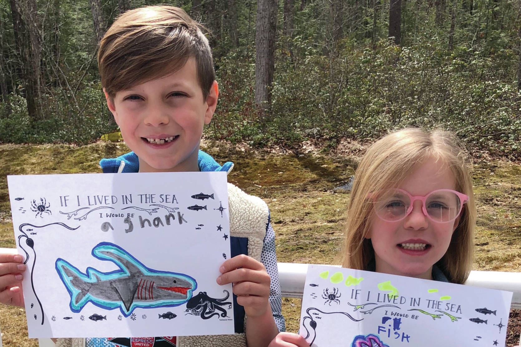 Salmon Sisters publish coloring pages for families to use during social distancing
