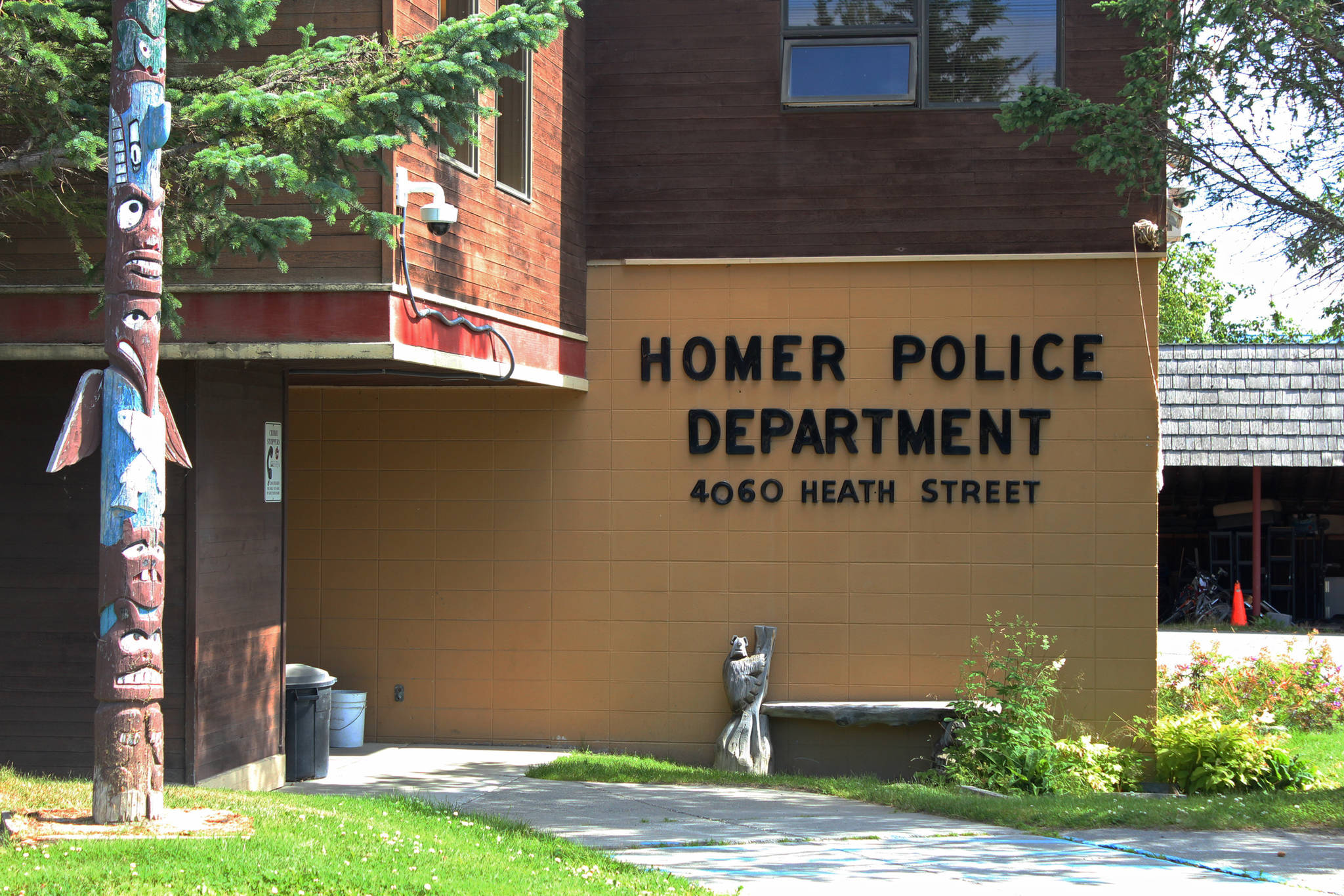 Homer Police Station. (Homer News file photo)